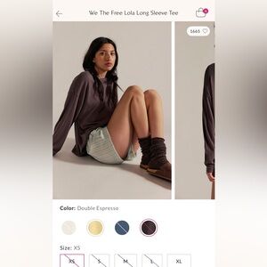 We The Free Lola Long Sleeve Tee